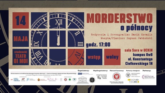 "Morderstwo o północy" - spektakl Studenckiego Teatru Oi Moi