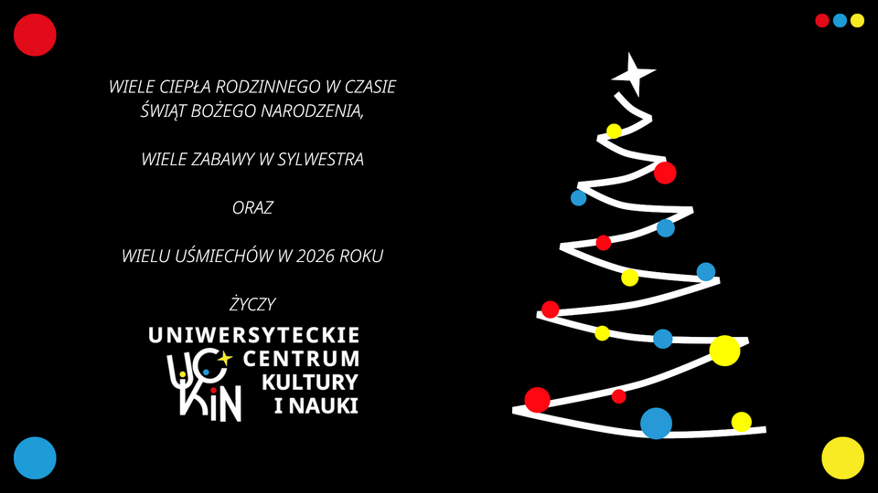 Życzymy Wesołych Świąt i dużo radości w 2026 roku